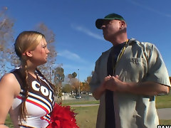 She might not be the best cheerleader, but she is a fine fuck.